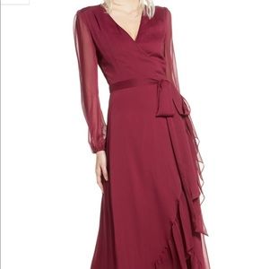 WAYF Meryl long sleeve dress